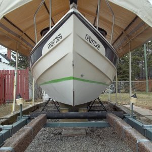 4/13/2011...front view/sanded//raised paint line