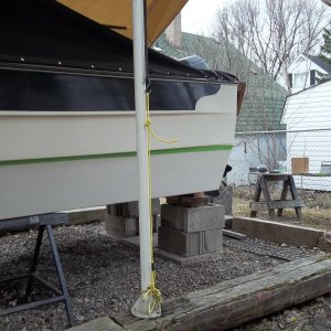 4/13/2011.. Port view,sanded with 80 grit