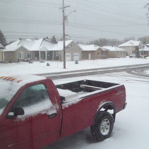 4/17/2011..  woke up to winter