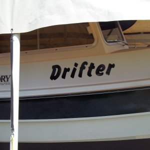 20/05/2011...put my new boat name on today..WooHoo!