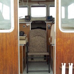 25/05/2011...comfortable chair just inside cabin