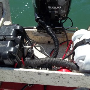 06/02/2011..new A1-15 USCG approved fuel hose.Did the job while i was anchored/fishing for Perch today.Still no Perch !!!!!!!!