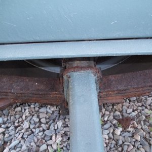 July 8/2011...old trailer leaf springs ( 2 )