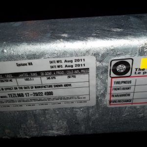 03/09/2011...my new 2012 trailer ...manufactured in 2011