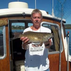 10/09/2011.Beautiful hot'sunny day.. 3# Small Mouth Bass i caught Perch fishing today.