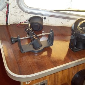 08/10/2011.Cetrol stained Starboard helm