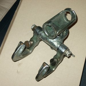 (Da Nag) Cast bronze rod holders, circa 1955