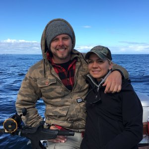 Wife and I halibut fishing