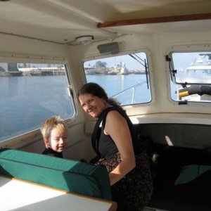 Shirley Mae and Grandson Damien