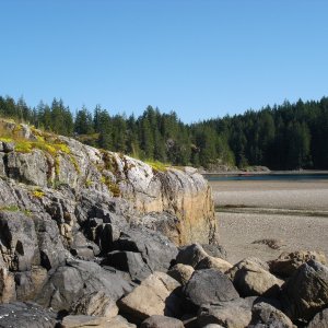 Low tide, Manson's Landing