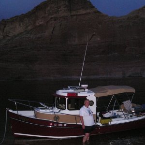 Anchored in 2' of water