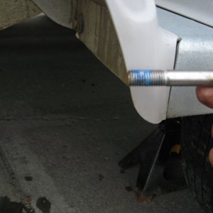 Use a little blue thread locker on the caliper bolts.