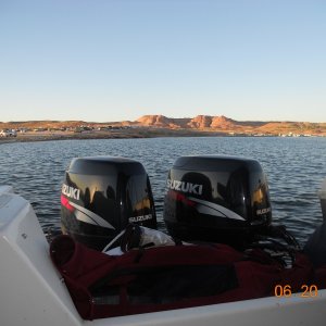 Twin 50 hp Suzies