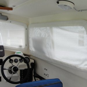 translucent window covers all windows and door