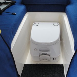 unused pressure porta-potty