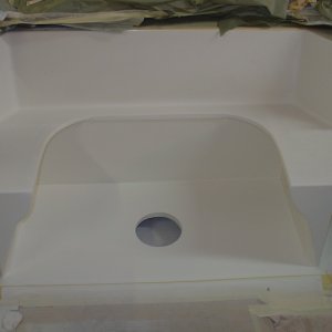 Hole for bait tank hoses and light