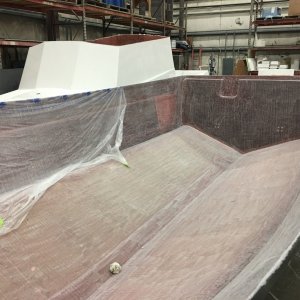 Inside of the SeaSport hull