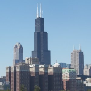 Sears tower and Chicago skyline