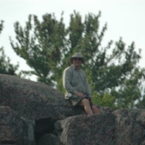ALan Top of Croker ISland