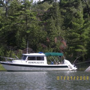 anchored at Croker Island in the North Channel