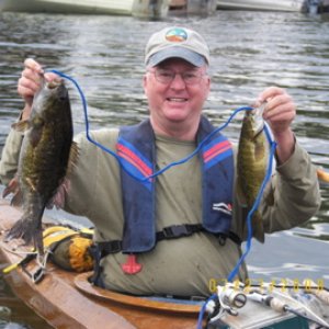 Small mouth bass at Whitefish FAlls