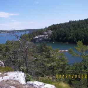 Coverage Portage Cove in Frazier Bay Georgian Bay