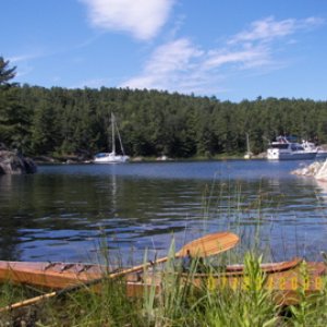 Mary ANn Cove anchorage and Alan's Kayak