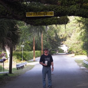 Alan on our walk around Beaufort