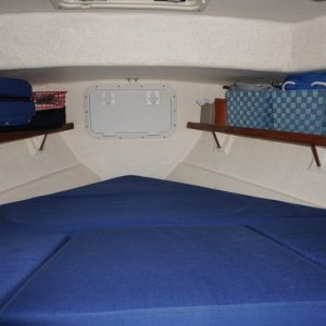 comfortable V-berth