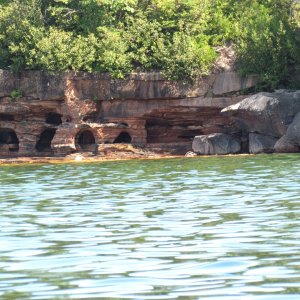 CAVES NORTH SIDE OF DEVILS ISLAND