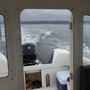 This is 3000 rpm and 11 knots. No Permatrim yet.