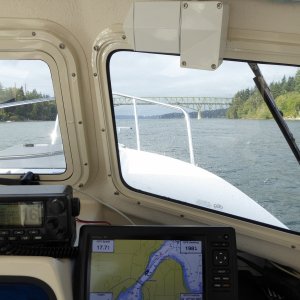 Cruising through Agate Pass, on my way to Poulsbo