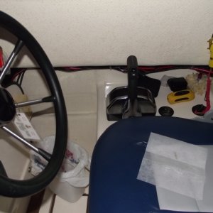 Helm side area before autopilot