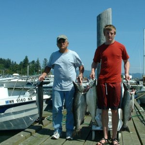 (B~C) bro in law and kid with new friends