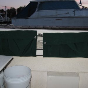 canvas storage bags, port side