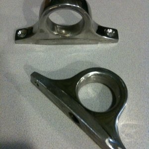 Lift rings after cutting them to size.