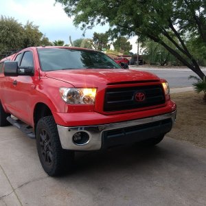 Clifford got a new color matched grill recently.