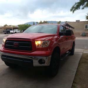 Bye bye chrome grill!