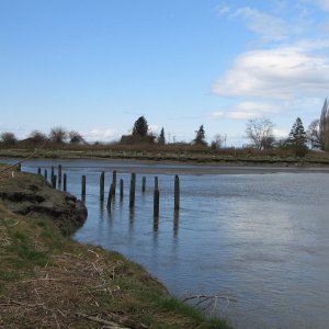 Junction of Stilly (on right), West Pass (on left), and South Pass (behind camera), looking north.