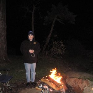 Warming fire for Robbin