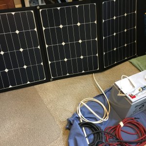 120W solar panels