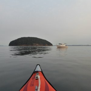 Inflated the kayak for some exploring.