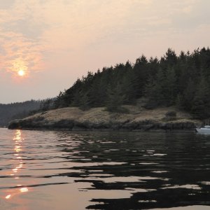 Sunset Saturday night