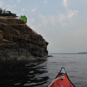 West side of Saddlebag island, heading south
