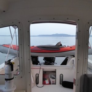 Back on board for the night