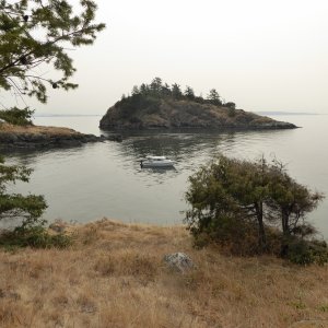 Still the only boat in the South cove