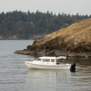 South cove of Saddlebag island. Guemes Island in background.