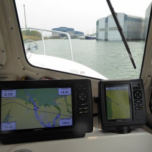 Back at the marina Sunday afternoon, only 14.5nm on this trip.