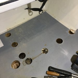 Spent most of the winter drying out the core with a heat gun shooting into the holes when I had spare time.