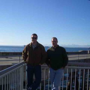 20070127 - 07 Seattle Potluck & Factory Party - John & Brother Brent